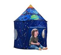 Tenda per Bambini Rocket Ship - Immagina in Modi Nuovi, Tènda pèr Bàmbini Spaziosa Casetta da Gioco peŗ Interni, Lunga Durata, Teņda dà Gìoco Blu Space Ròcket p̄er Camera, Giardino, Interno, Esterno