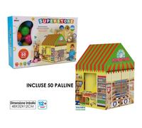 TENDA PER BAMBINI SUPERSTORE CON 50 PALLINE COLORATE X INTERNO ED ESTERNO