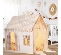 Tenda per Bambini, Tenda Casetta da Gioco con Finestre, Interni Tenda da Gioco Castello da Principessa per ragazzi e ragazze, Castelli da Gioco Regalo per Bambini Dai 3 Ai 13 Anni (A)