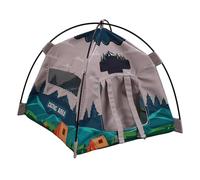 Tenda per bambole minuscole, Decorazione per la stanza dei giocattoli in miniatura, Tenda da gioco dal design divertente, Accessorio mobili in miniatura, Decorazione creativa l'esposizione sale giochi