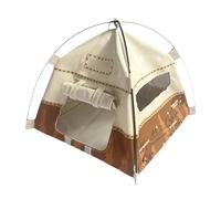 Tenda per bambole - Ornamento per bambola modello tenda da campeggio in 1:12, campeggio in miniatura 6,69x6,69 pollici | per bambole | decorazione per ragazzi e ragazze, fai finta