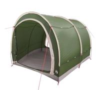 Tenda per bicicletta con tetto verde 256 x 222 x 182 cm Taffettà | Materiale taffett, porta E con cerniera, per due persone, ampio spazio di archiviazione