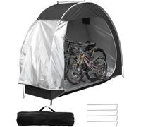 Tenda per Biciclette Attrezzi, Capannone Portatile, Garage Copertura per Biciclette, Tenda da Campeggio a Cupola, Tessuto Oxford 210D, per Biciclette, Moto, Attrezzi da Giardino e Tosaerba, Taglia S