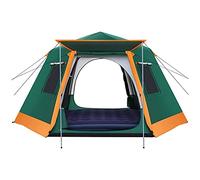 Tenda per Campeggio di 4 Persone, Pop -up Tenda 3 Secondi Tenda istantanea Tenda Portatile Automatica Leggera, Tenda familiare Impermeabile, Tende a 4 Tende Big Family Shelter per Il Picnic in