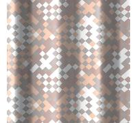 TENDA PER DOCCIA 2 LATI IN TESSUTO CM. 180 X 200 Mod. Frammento Beige -