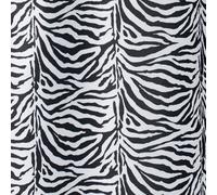 TENDA PER DOCCIA 2 LATI IN TESSUTO CM. 180 X 200 Mod. Zebra Nero -