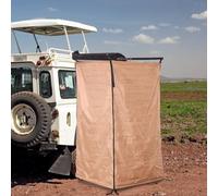 Tenda per doccia laterale per auto, tenda da campeggio con luce a LED per SUV, fuoristrada, camion, accessori per la doccia del bagno, portatile
