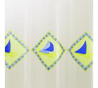 Tenda per doccia vasca 2 lati Mod. Orizzonte 180x200 cm vinile PVC riciclabile