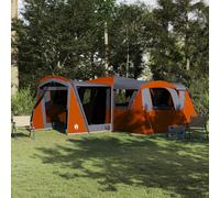 Tenda per Famiglia 20 Persone 20 persona Grigio e arancione
