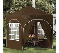 Tenda per feste a pop-up 192 x 192 x 245 cm Tortora