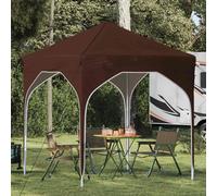Tenda per feste a pop-up 194 x 194 x 245 cm Marrone