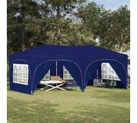 Tenda per feste a pop-up 575 x 288 x 245 cm Blu Tessuto Oxford