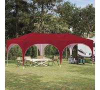 Tenda per feste a pop-up 575 x 288 x 245 cm Borgogna