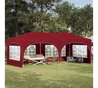 Tenda per feste a pop-up 575 x 288 x 245 cm Borgogna