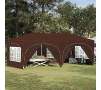 Tenda per feste a pop-up 575 x 288 x 245 cm Marrone