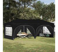 Tenda per feste a pop-up 575 x 288 x 245 cm Nero Tessuto Oxford