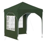 Tenda per feste allungabile 194 x 194 x 245 cm crema con borsa
