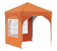Tenda per feste allungabile 194 x 194 x 245 cm crema con borsa