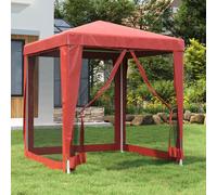 Tenda per Feste con Pareti Laterali in Rete 2x2 m HDPE