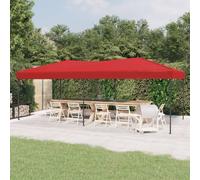 vidaXL Tenda per Feste Pieghevole Rosso 3x6 m
