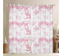 Tenda per finestra con cowboy e cowgirl, tenda per finestra con cactus del deserto, per bambini, ragazze, uomini, rustiche, mucca, cavallo, camera da letto, stile sud-occidentale, decorazione per