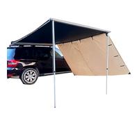 Tenda per Furgone Laterale, Tendalino Auto Estraibile Impermeabile per Camper, Tendalino Parasole PU5000mm UV50+, Veranda Camper per Veicoli SUV/camion/furgone, Altezza Regolabile(200x200x110~210cm)