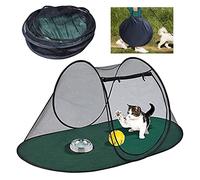 Tenda per Gatti Tende per Gatti Pieghevoli Portatili per Esterno, Cuccia per Gatti a Scomparsa Al di Fuori del Recinto per Animali Domestici per Gatti da Interni, per Il Campeggio del Balcone del Cort