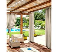 Tenda per gazebo e pergolati in legno cm 140x280 tessuto con passanti e bottoni