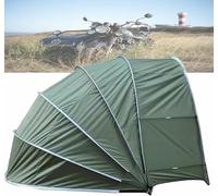 Tenda per moto, portatile, resistente alle intemperie, per riporre moto, tenda da garage per esterni, protezione per moto
