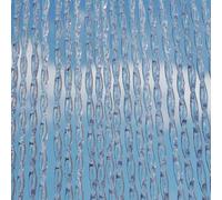 Tenda per Porta " Albi 2 " 100 X 230 CM Trasparente/Bianco CASA Insetti Barra