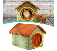 Tenda per porta da interno per gatti, nido accogliente dormire, prati,