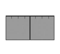 Tenda per porta del garage in fibra di vetro ignifuga, chiusura automatica, nastro grigio con gancio e anello 405 x 248 cm, soluzione isolante a risparmio energetico resistente alle intemperie
