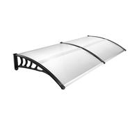 Tenda per porta d'ingresso, 200 x 90 cm, resistente e trasparente, protezione contro la pioggia e i raggi UV, ideale per case, uffici, finestre, porte, terrazze (90 cm)