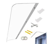 Tenda per porta d'ingresso - Tenda da sole per porta esterna, tenda da sole | Copertura per terrazza curva ampiamente applicabile con liberi, tenda da giardino resistente ai raggi UV per la casa