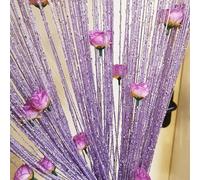 Tenda per porta, elegante drappeggio per porta, decorazione per la stanza, nappe con cornice a rosa, pannello per finestra, decorazione per la casa