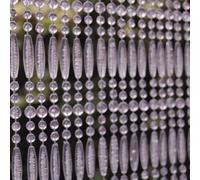 Tenda per Porta " Fréjus 2 " 100 X 230 CM Trasparente Insetti Perle Barra Nuovo