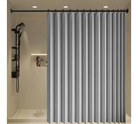 Tenda per Porta in Stile Fisarmonica 120 x 195 cm Divisorio per Stanza, Isolamento Termico, per La Privacy Tenda Divisoria Termiche Isolanti per Bagno, Camera da Letto, Grigio