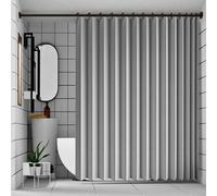 Tenda per Porta in Stile Fisarmonica 135 x 150 cm Isolamento Termico, Blocco Della Luce, Stile Pieghevole Tende Pieghevoli per Porte per Camera da Letto, Bagno, Grigio