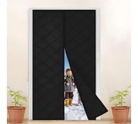 Tenda Per Porta Magnetica Termica Isolante, Copertura Termica Magnetica Per Porta Per L'inverno, Kit Copertura Per Portas Schermo Caldo Antivento Per Divisorio Del Soggiorno(160 * 210cm)