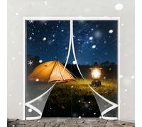 Tenda per Porta Termoisolante 140 x 170 cm Protezione Dal Freddo Antivento Insonorizzata, Isolamento Termico Tenda Magnetica Termoisolata per Cantina, Balcone, A