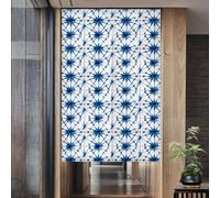 Tenda per Porta Triangolo Blu Cielo Tenda Porta Esterna Interna Microfiber Isolamento Termico Tendine per Finestre Durevole Tendine Cucina Finestra Tende Finestra e 1 Palo Telescopico 80x200cm