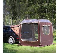 Tenda per portellone posteriore, tenda automatica per SUV, per campeggio, impermeabile e resistente ai raggi UV, copertura portatile per bagagliaio per berlina, ampia estensione posteriore per