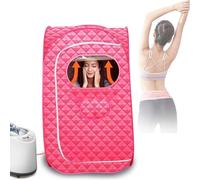 Tenda per sauna a vapore, portatile, per casa, spa, sauna pop up con pentola a vapore e telecomando, 2 l, leggera, pieghevole, per disintossicazione e perdita di peso