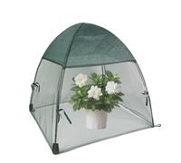 Tenda per serra da esterno, copertura per vasi da fiori da giardino, protezione per piante in tessuto a rete, acceleratore durevole, capanno creativo di lunga durata per piante in crescita per balcone