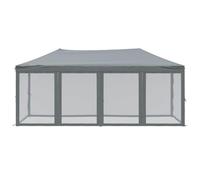 Tenda Pieghevole 3x6 m Antracite con Pareti