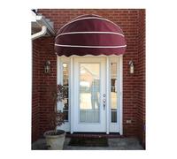Tenda pieghevole in alluminio galvanizzato a cupola, per porta finestra, riparo resistente alle intemperie per terrazza commerciale residenziale balcone patio