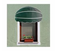 Tenda pieghevole in alluminio galvanizzato a cupola, per porta finestra, riparo resistente alle intemperie per terrazza commerciale residenziale balcone patio