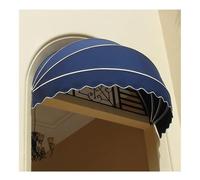 Tenda pieghevole in alluminio galvanizzato a cupola, per porta finestra, riparo resistente alle intemperie per terrazza commerciale residenziale balcone patio