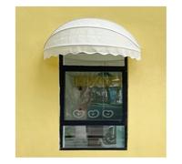 Tenda pieghevole in alluminio galvanizzato a cupola, per porta finestra, riparo resistente alle intemperie per terrazza commerciale residenziale balcone patio