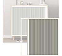 Tenda pieghevole per porta privacy con design plissettato completo hardware di installazione ideale per camera da letto, bagno, cucina, ufficio, camper, 130 x 70 cm